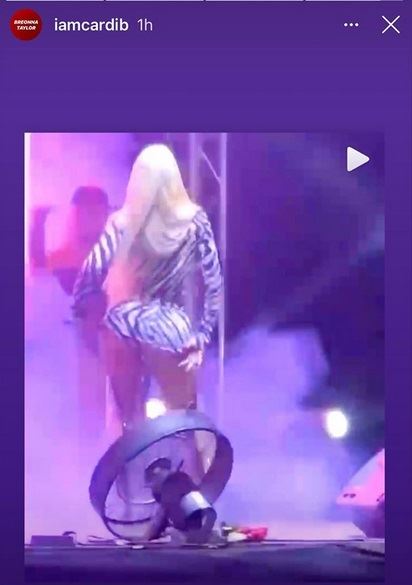 Jelena Karleuša Cardi B reperka objavila video Jelene Karleuše Karleuša na Instagramu Cardi B