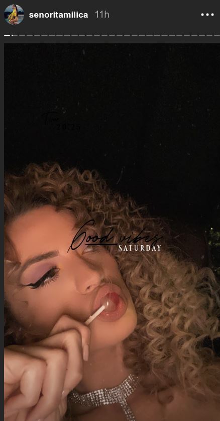 Milica Pavlović neprepoznatljiva afro frizura foto