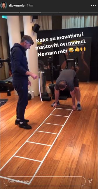 novak djokovic trening goran ivanisevic bec