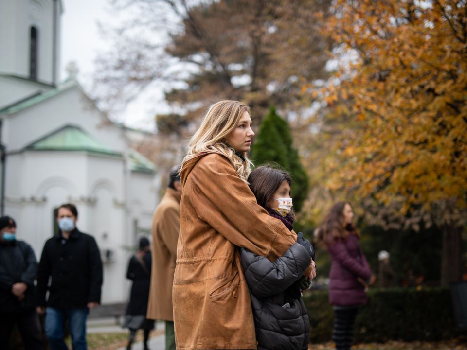 patrijarh irinej sahrana opelo liturgija hram svetog save vernici hrišćani