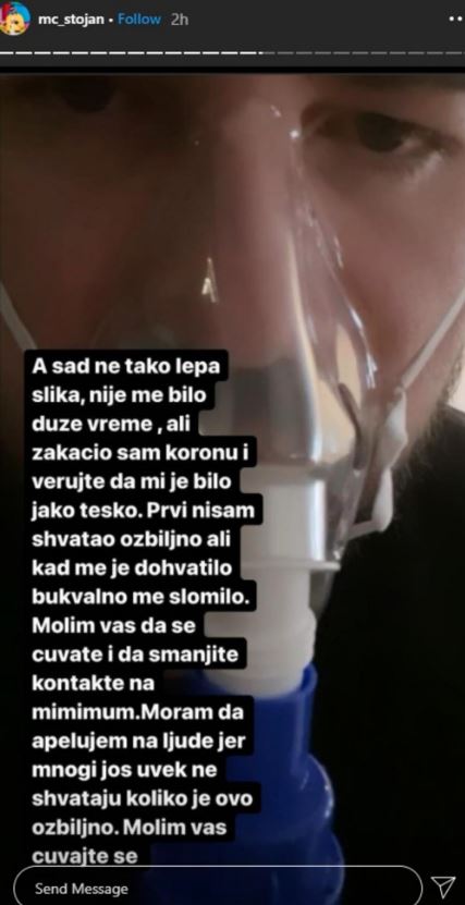 marko stojkovic mc stojan oboleo od korone