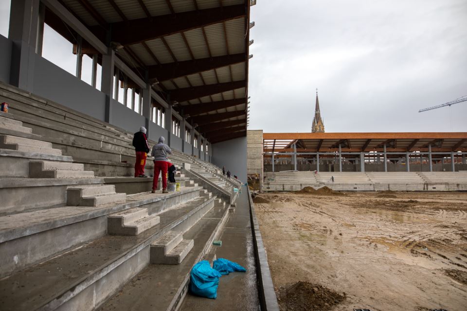 tsc novi stadion backa topola hotel bazen teretana madjarska akademija krstajic janos zemberi