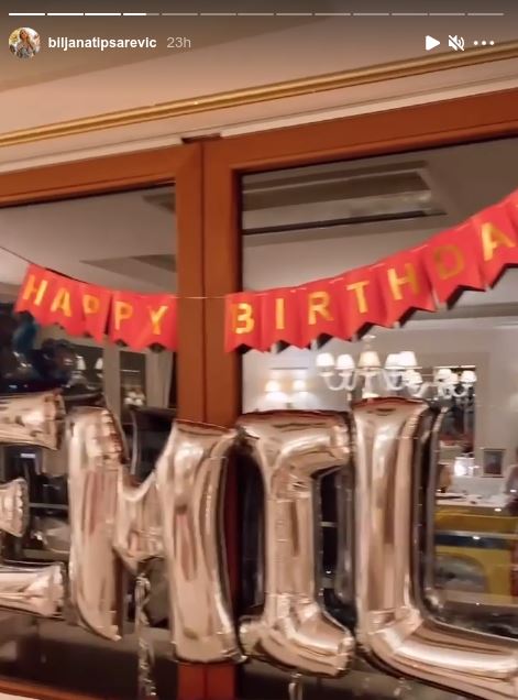biljana tipsarevic cerka rodjendan emili instagram foto video