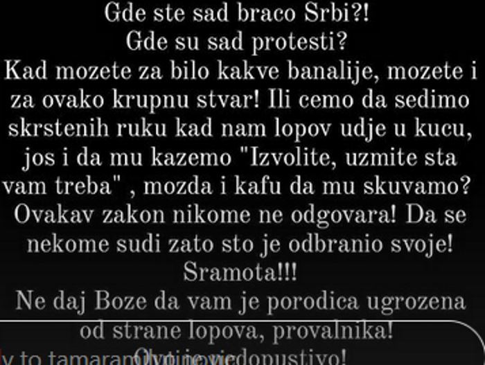 tamara milutinovic hranislav dimitrijevic komentar