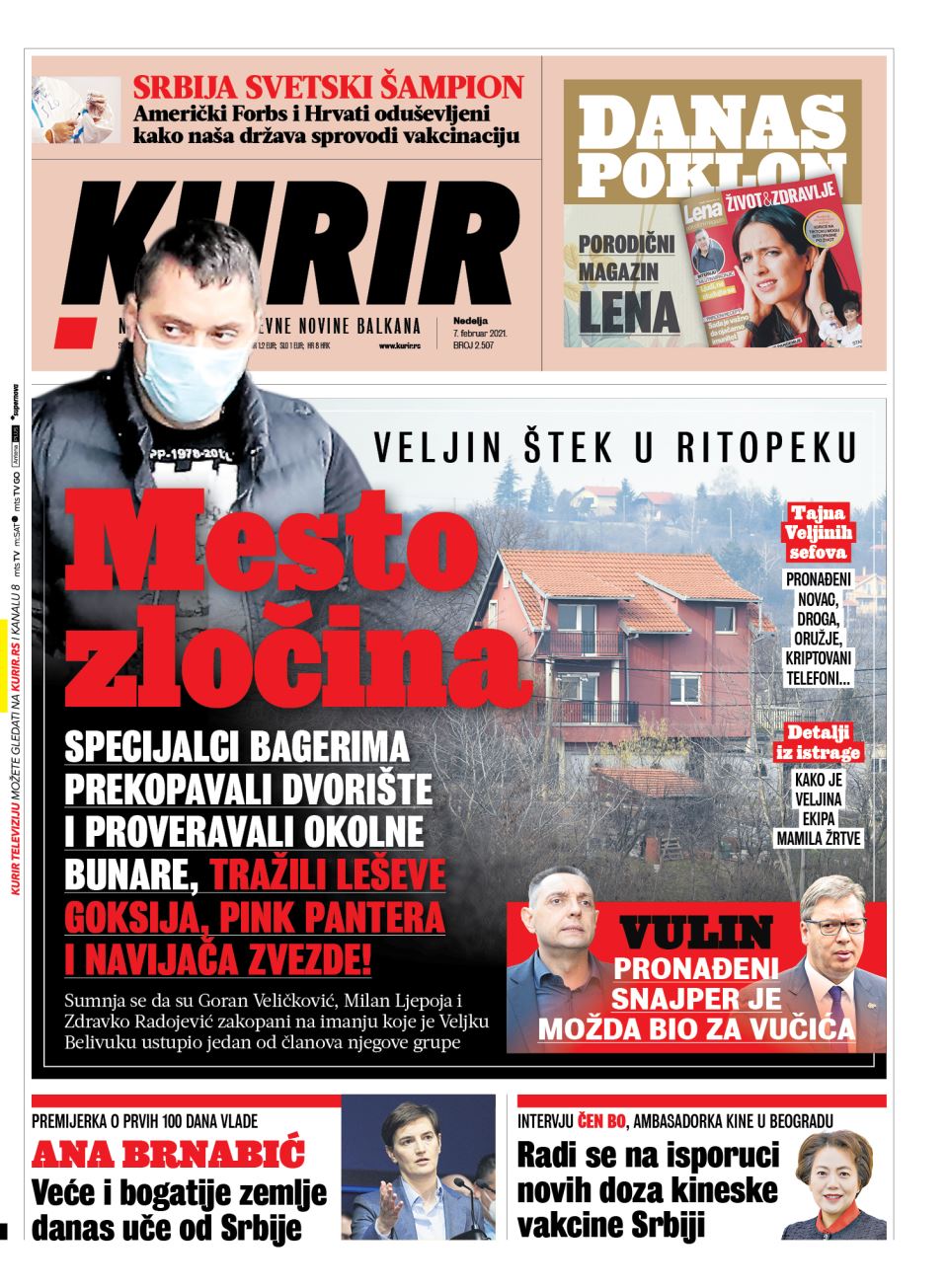 prelistavanje sutrasnje stampe 7 februar