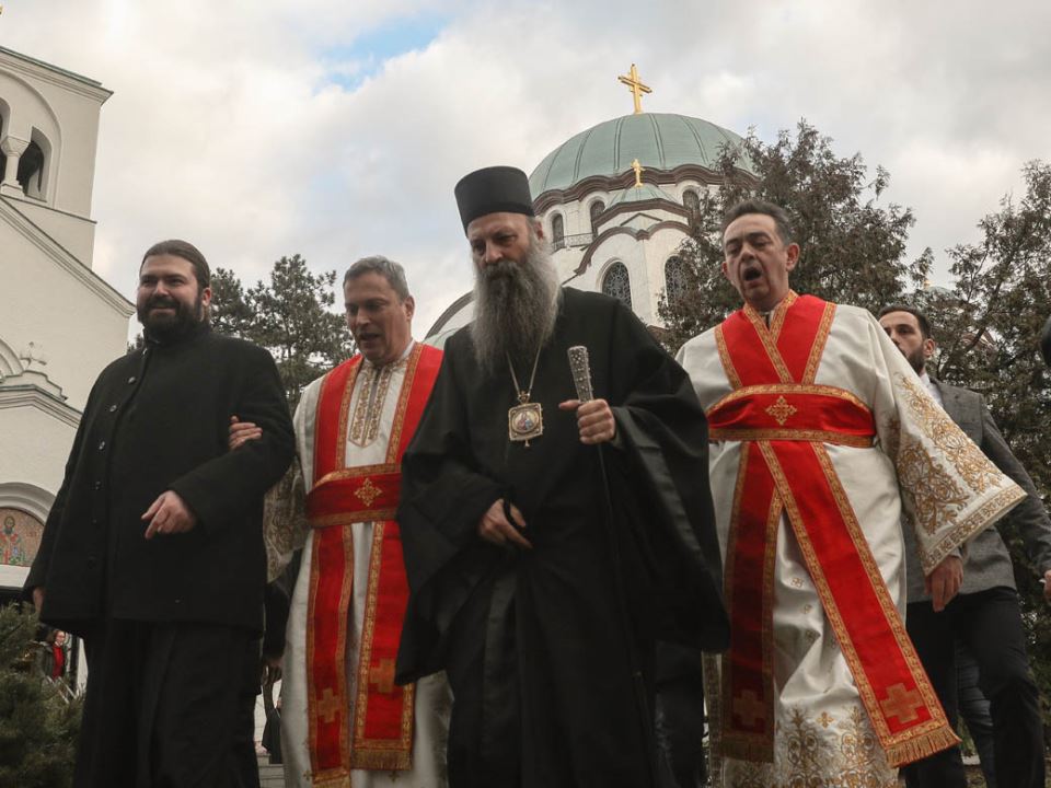 porfirije novi patrijarh spc srpska pravoslavna crkva hram svetog save fotografije