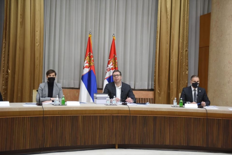 sednica saveta za nacionalnu bezbednost velja nevolja aleksandar vucic 