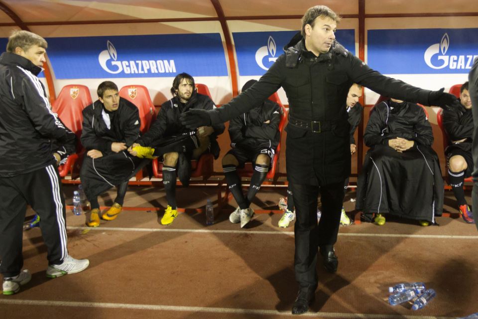 aleksandar stanojevic 141 derbi fk crvena zvezda fk partizan poluvreme na klupi