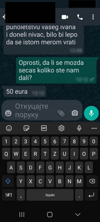 koverta punoletstvo pare proslava