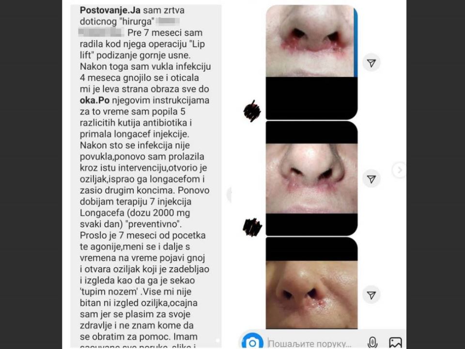 uhapsena beogradska nadrilekarka slala pretnje zrtvama fotografije