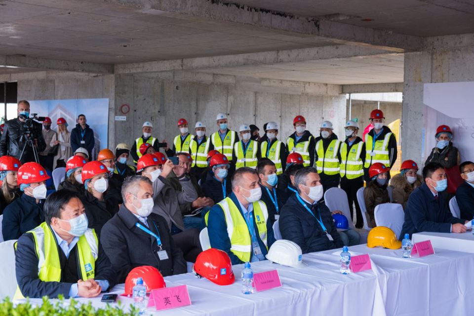 zavrsetak betonske konstrukcije zepterra novi beograd