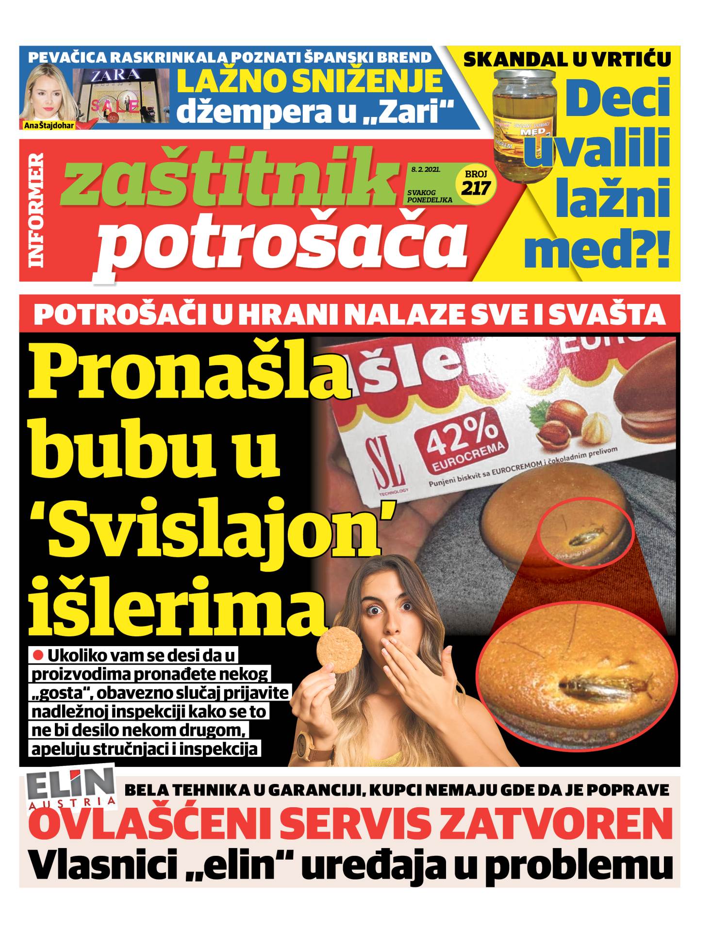 prelistavanje sutrasnje stampe 8 februar