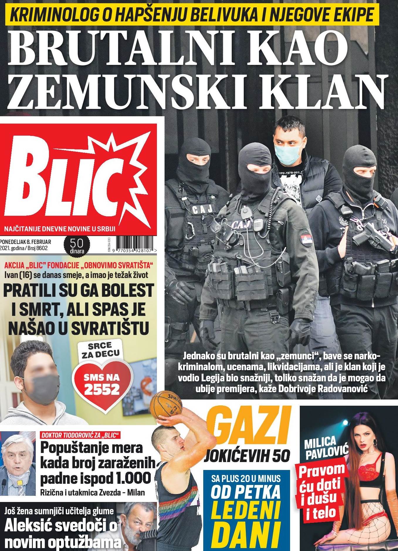 prelistavanje sutrasnje stampe 8 februar