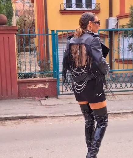 ana nikolic u kratkoj haljini butine instagram video 