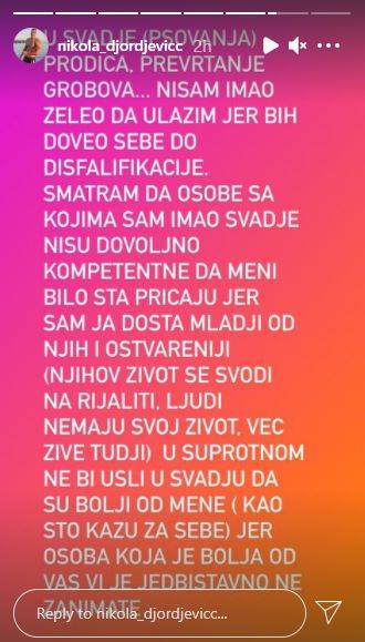 nikola djordjevic napustio zadrugu 4 sanja vucic bivsi decko 