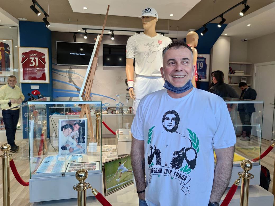 muzej sporta banjaluka novak djokovic pele maradona fotografije