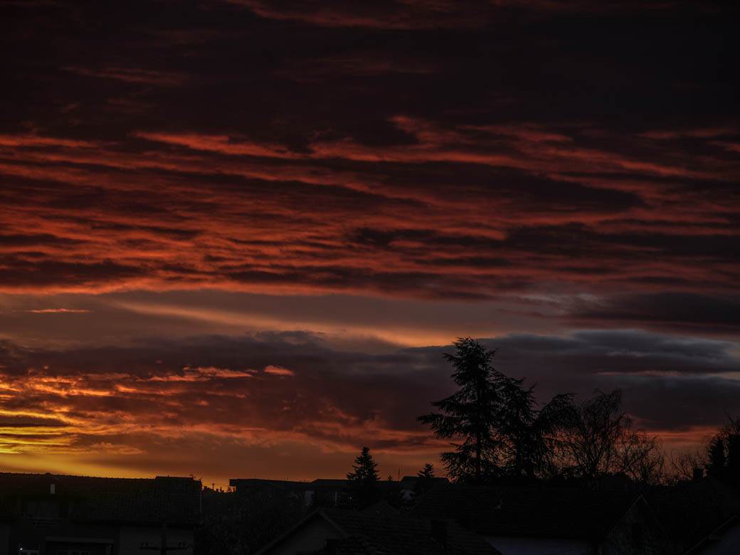 beograd vreme izlazak sunca svitanje zima oblacno fotografije