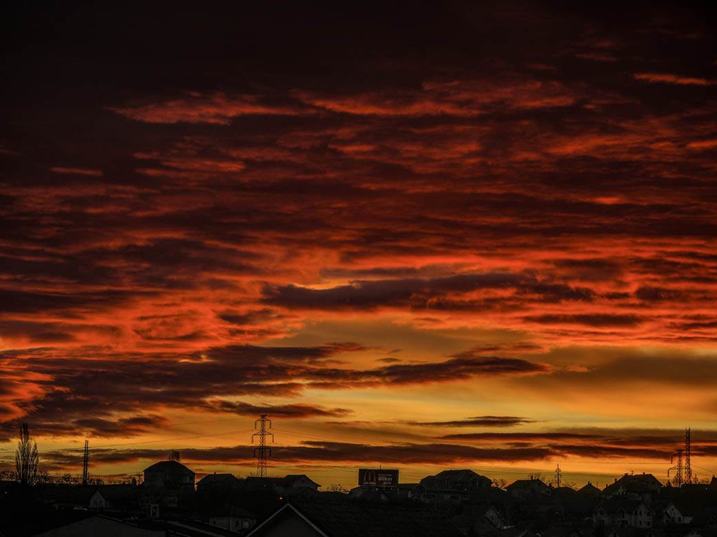 beograd vreme izlazak sunca svitanje zima oblacno fotografije