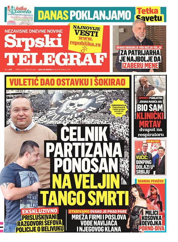 prelistavanje sutrasnje stampe 10 februar