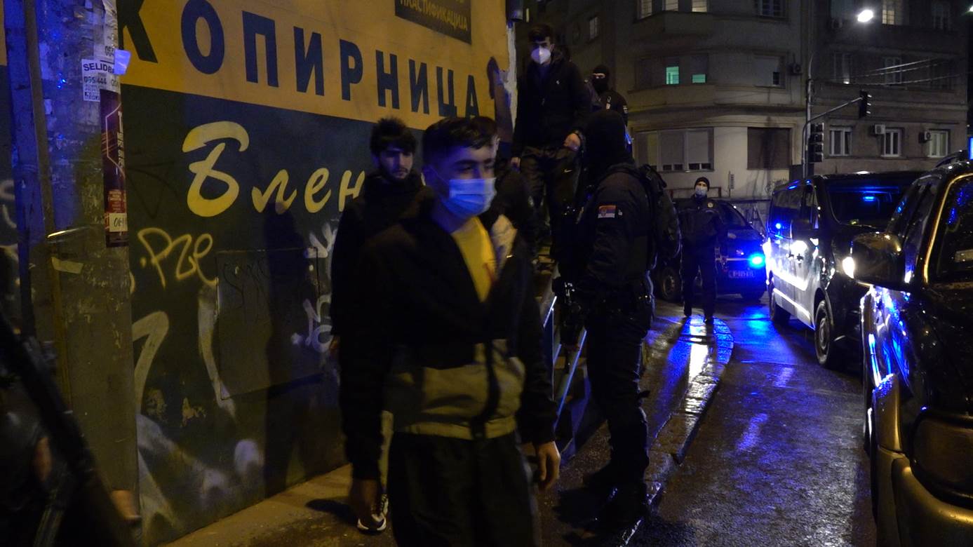 migranti akcija policije beograd mup prihvatni centri video