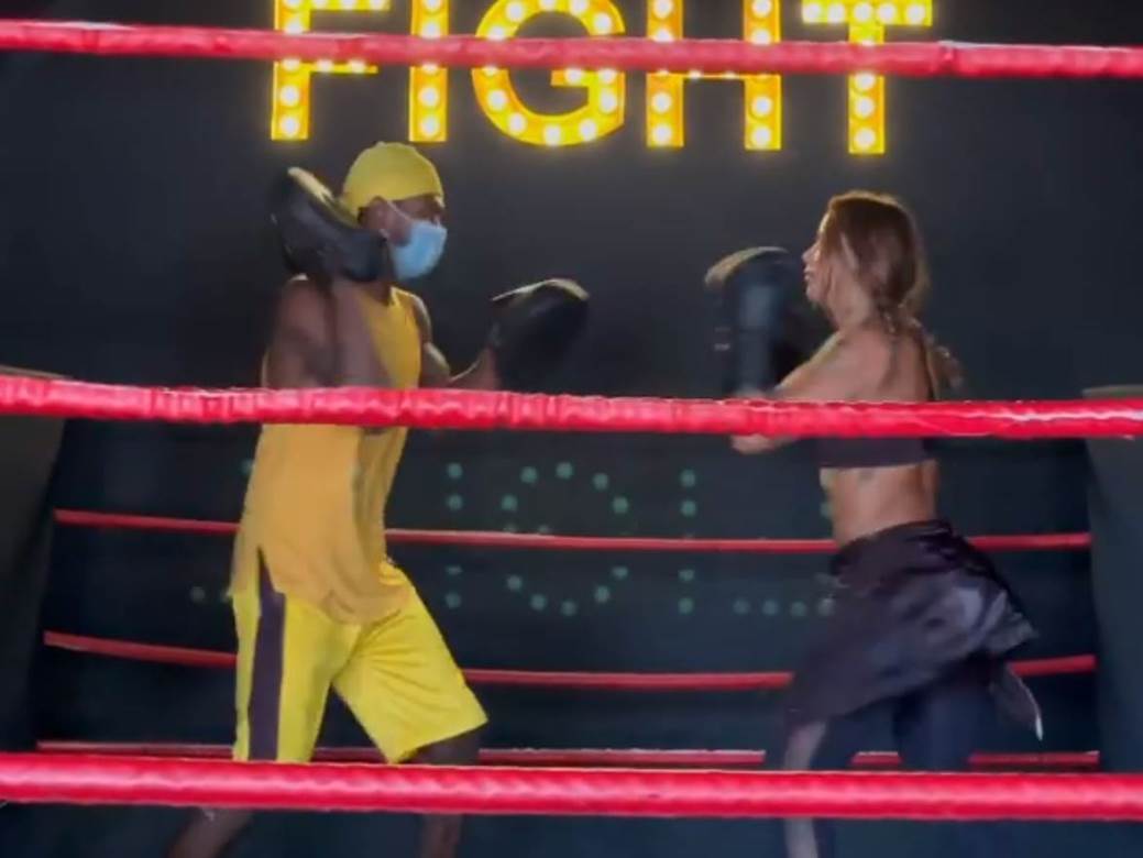 arturo vidal nova devojka fitnes izvajana foto