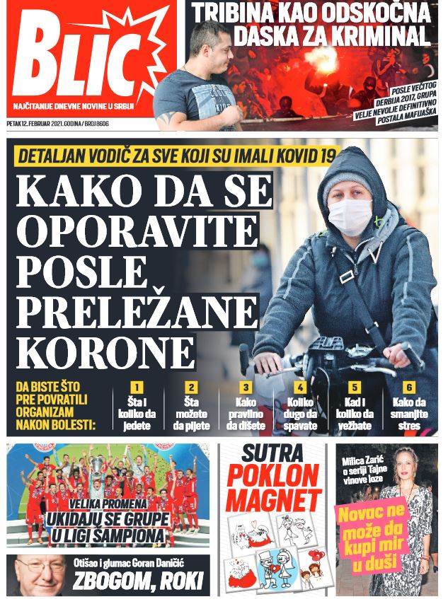 prelistavanje sutrasnje stampe 12 februar