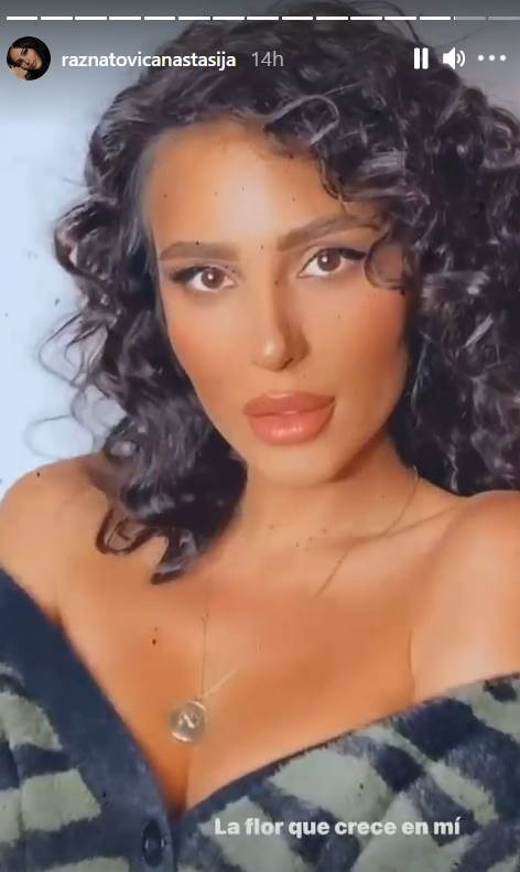 anastasija raznatovic frizura instagram