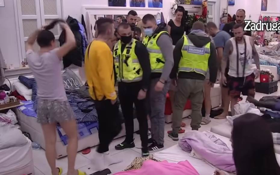 zadruga tuča fran i andjelo sanja i paula tara krenula da bije pujasa video