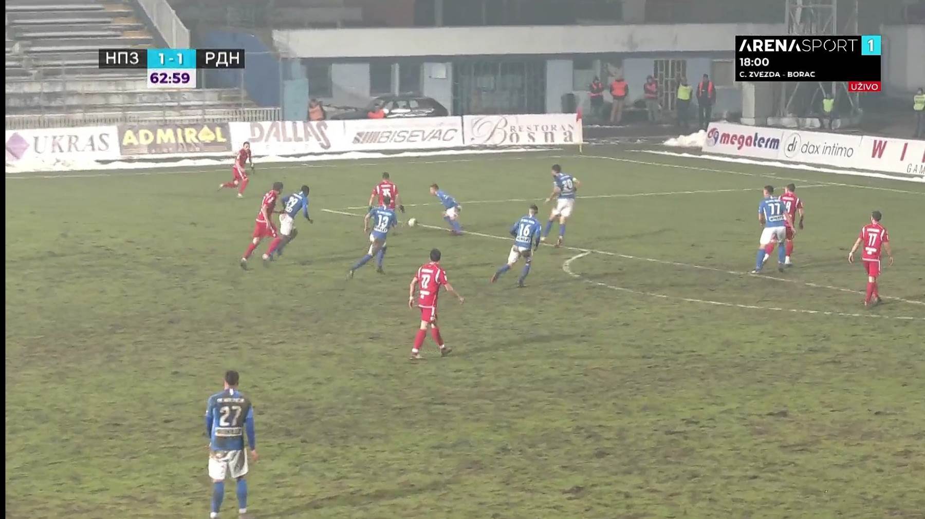 novi pazar radnicki skandalozan teren superliga 22 kolo pobeda preokret