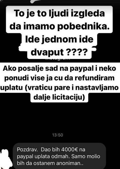 teodora dzehverovic choda prodao polovne naocare za 4000 evra?