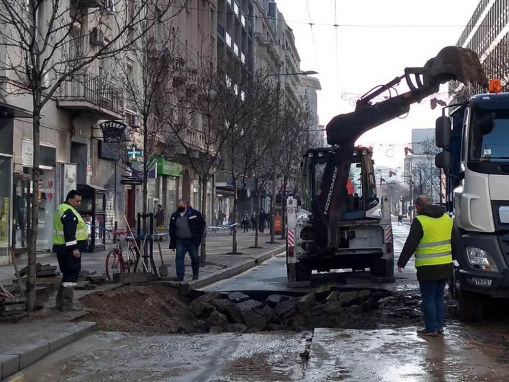 beograd saobracaj kolaps radovi ulica kralja milana
