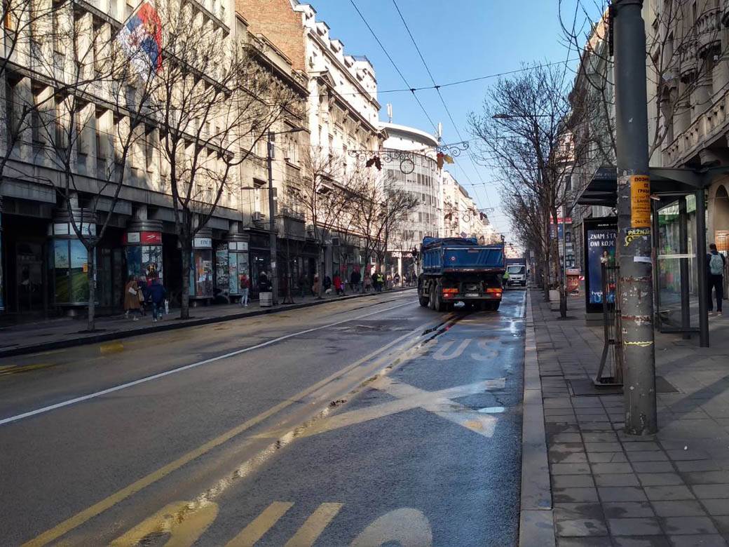 beograd saobracaj kolaps radovi ulica kralja milana