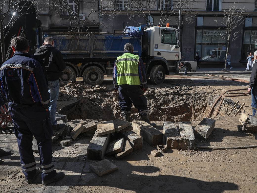 beograd saobracaj kolaps radovi ulica kralja milana