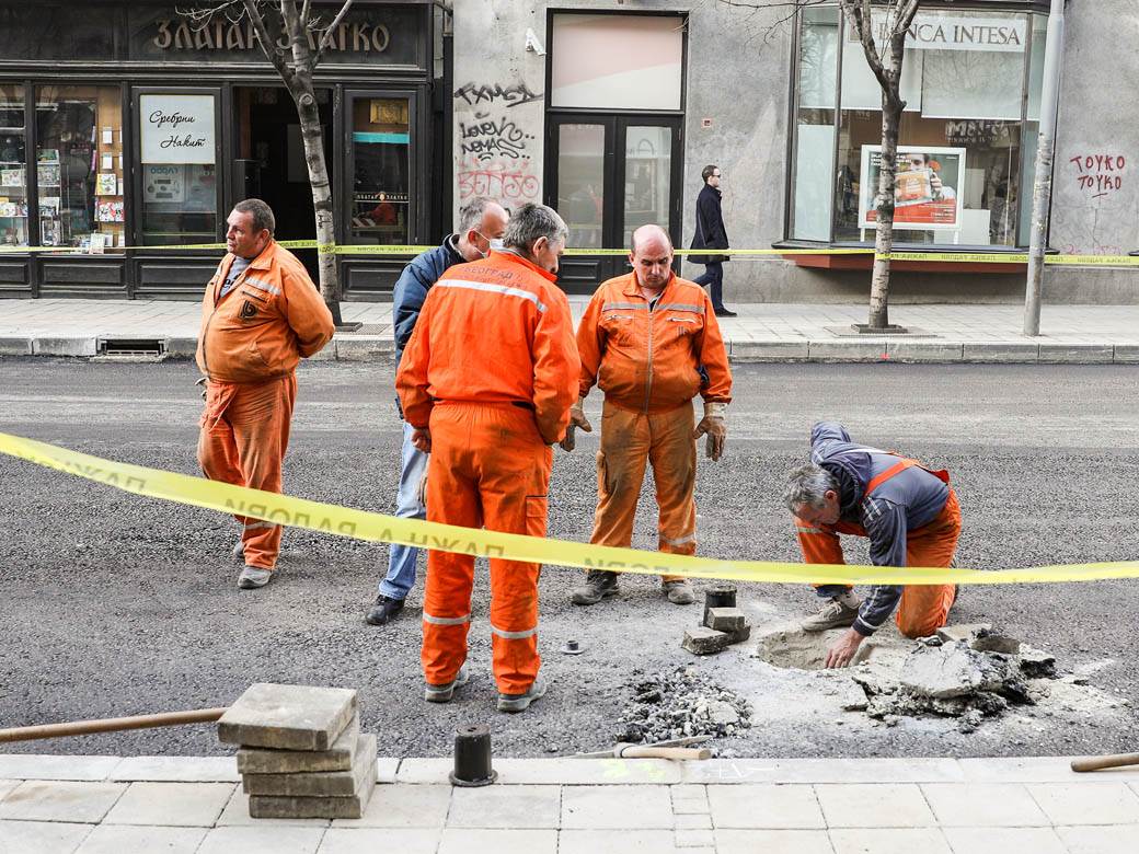 beograd saobracaj kolaps radovi ulica kralja milana