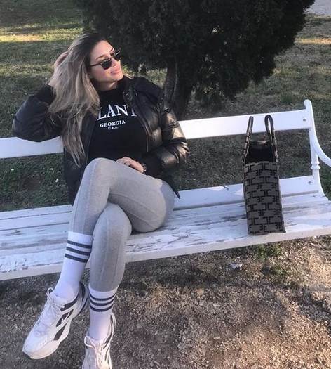 Hrvatica Mirta Šurjak na stadionu Viljareala