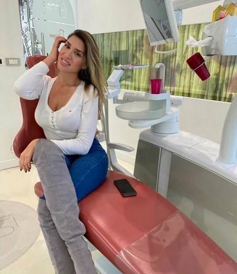 Hrvatica Mirta Šurjak na stadionu Viljareala