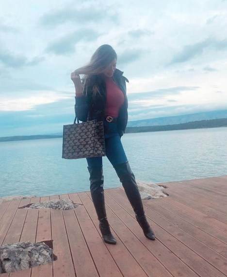 Hrvatica Mirta Šurjak na stadionu Viljareala