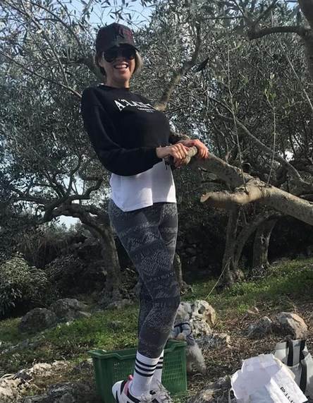 Hrvatica Mirta Šurjak na stadionu Viljareala