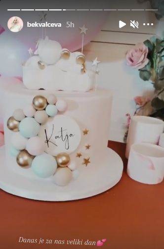 natasa bekvalac cerka katja rodjendan dekoracija slavlje