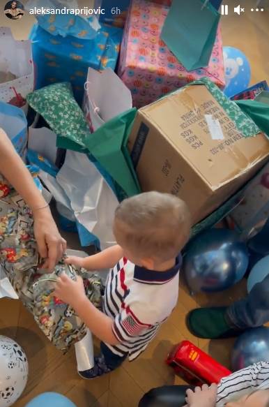aleksandra prijovic sin rodjendan foto
