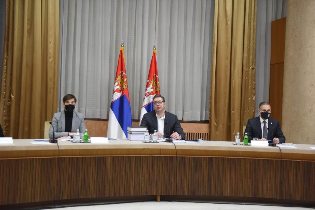 sednica saveta za nacionalnu bezbednost velja nevolja aleksandar vucic 