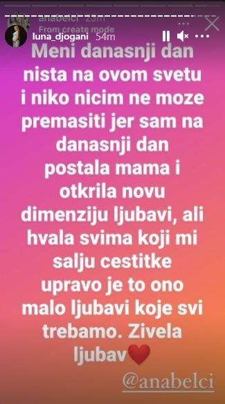 luna djogani rodjendan iznenadjenje beba marko miljkovic