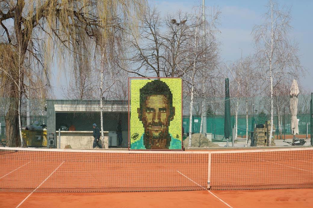 Novak Đoković dobio mural u Trebinju