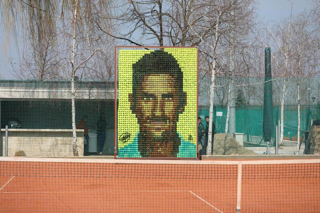 Novak Đoković dobio mural u Trebinju