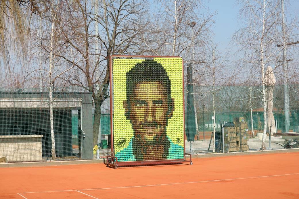 Novak Đoković dobio mural u Trebinju