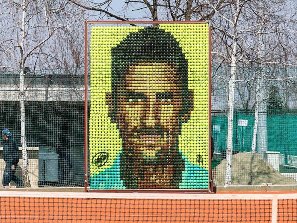 Novak Đoković dobio mural u Trebinju