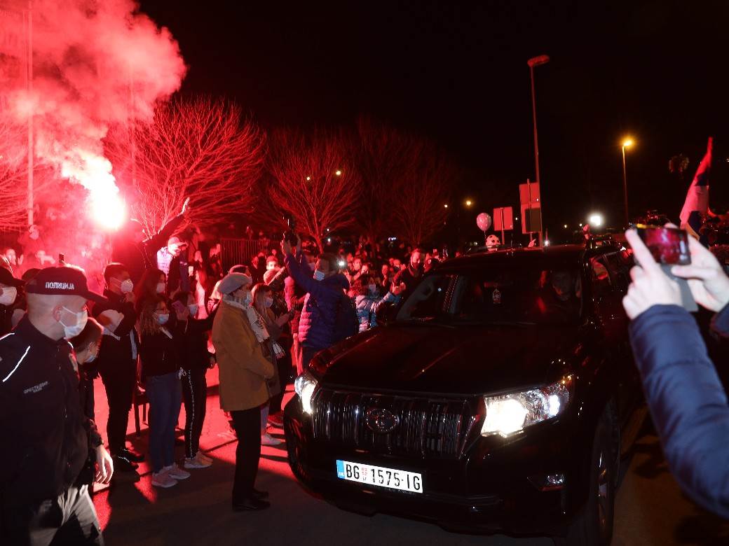 novak djokovic proslava rekorda novi beograd restoran