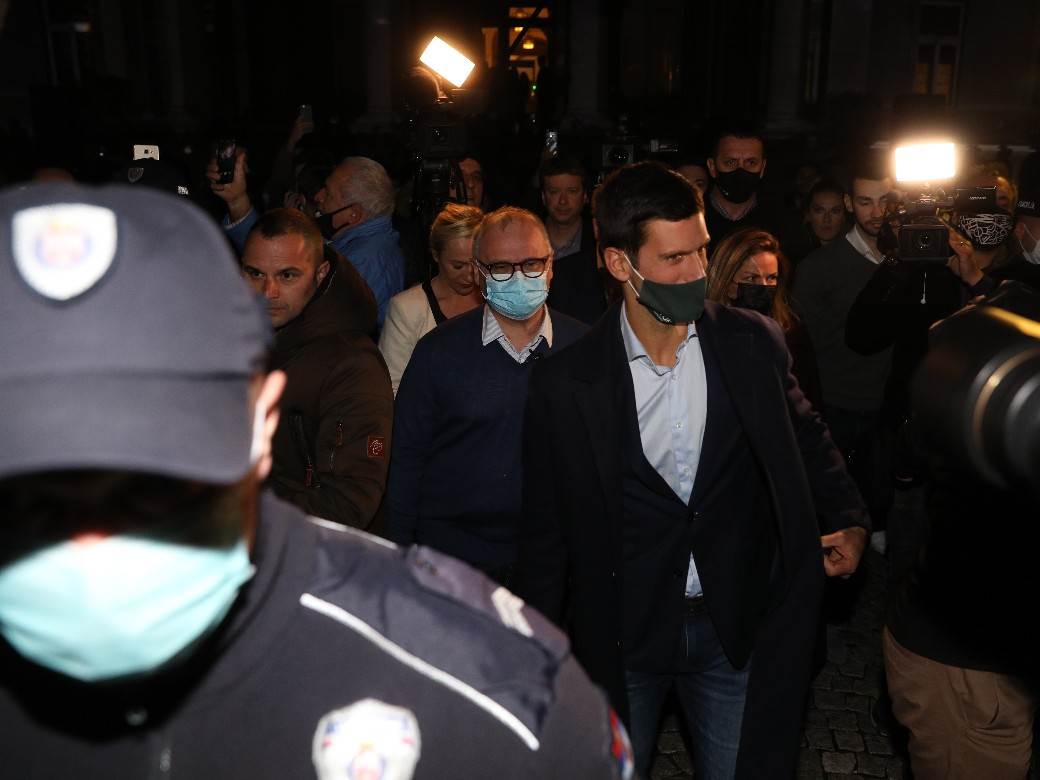 novak djokovic veseli se srpski rode