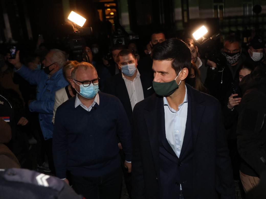 novak djokovic veseli se srpski rode