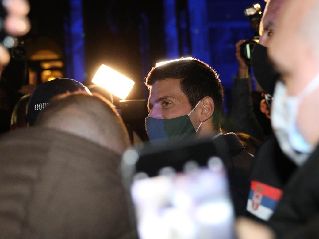 novak djokovic veseli se srpski rode